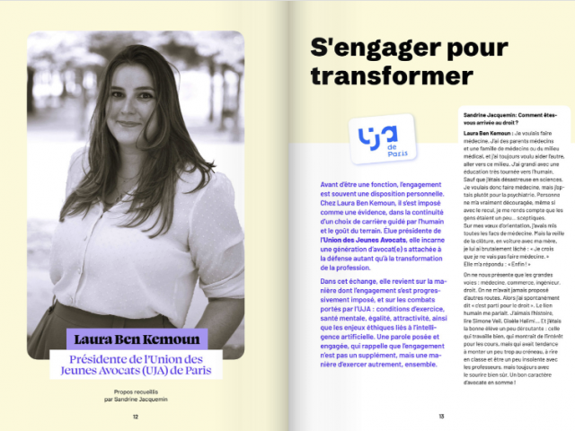 L’engagement dans les professions juridiques